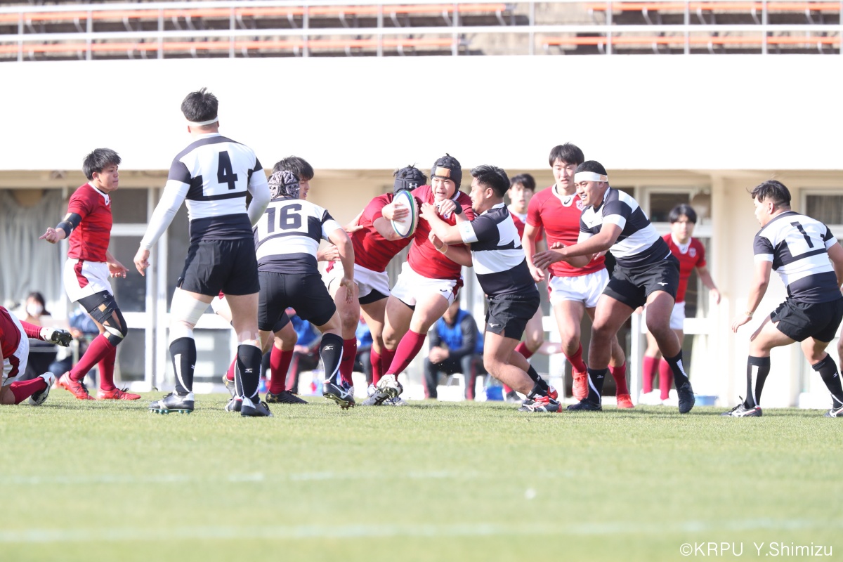 1月6日 水 鹿児島大学 14 71 大阪体育大学 全国地区対抗大学大会 決勝 関西ラグビーフットボール協会