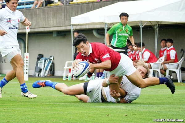 CTB松本壮馬(関西学院大学、4年)のトライ